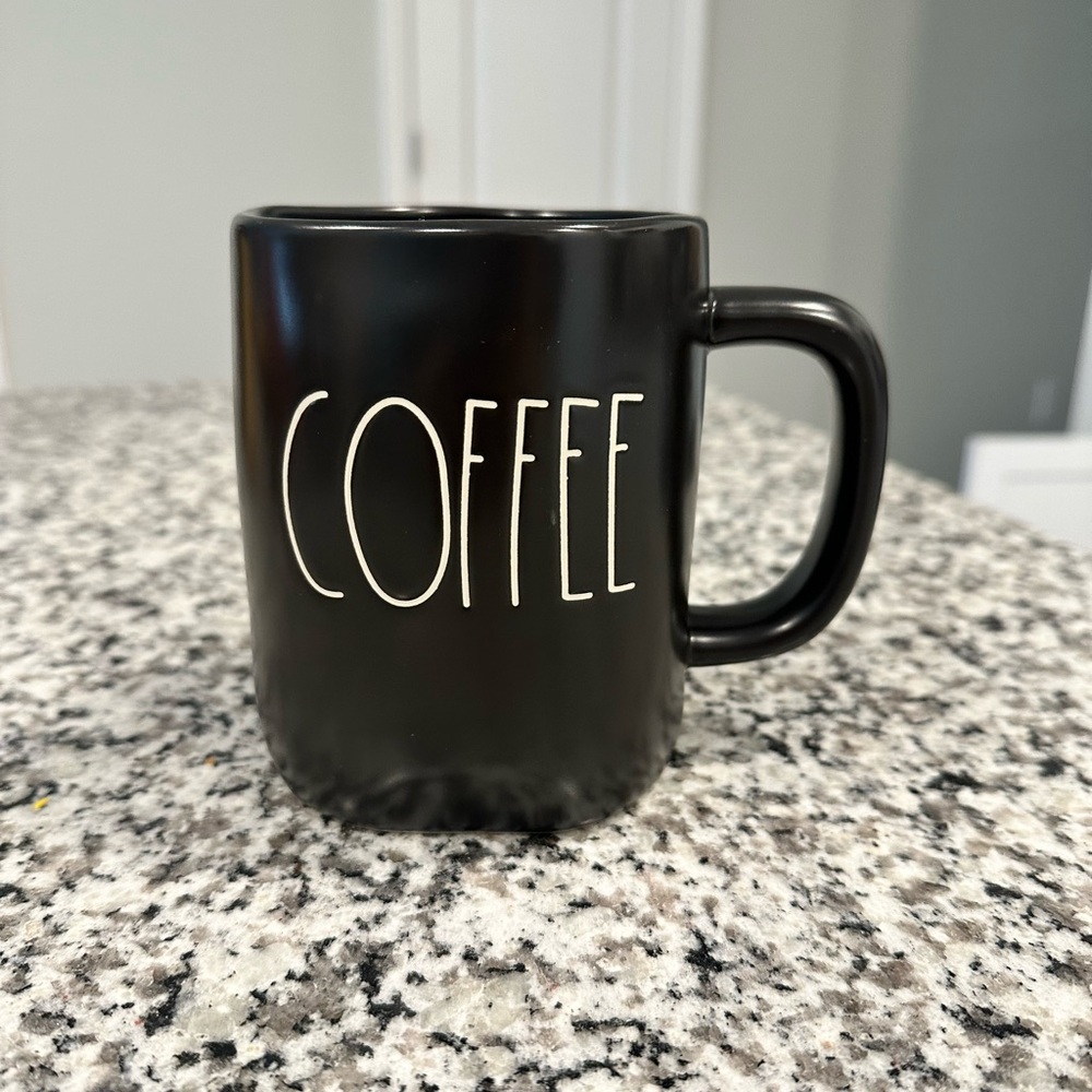 Rae Dunn Black Coffee Mug